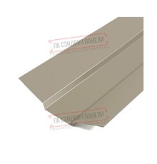 Планка ендовы верхняя 76х76х2000 Полиэстер Ral1035-0.45