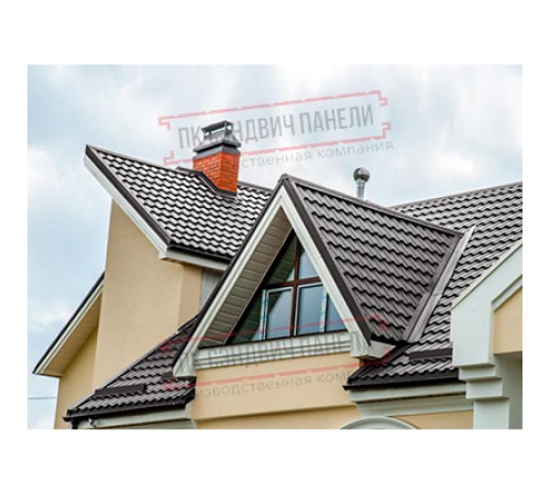 Планка ендовы верхняя 76х76х2000 Полиэстер RR32-0.45