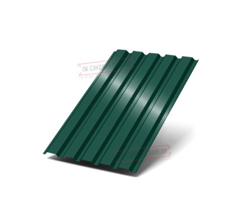 Профнастил МП35-1035 Пурман RAL-6005-0.5