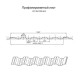 Профнастил НС35-1000 ECOSTEEL-Кирпич-0.5