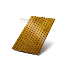 Профилированный лист С8х1150 ECOSTEEL_T-ЗолотойДуб-0.5