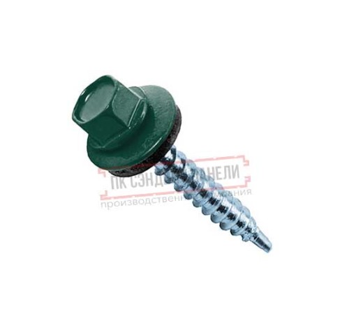 Саморезы 5,5х25 RAL 6005